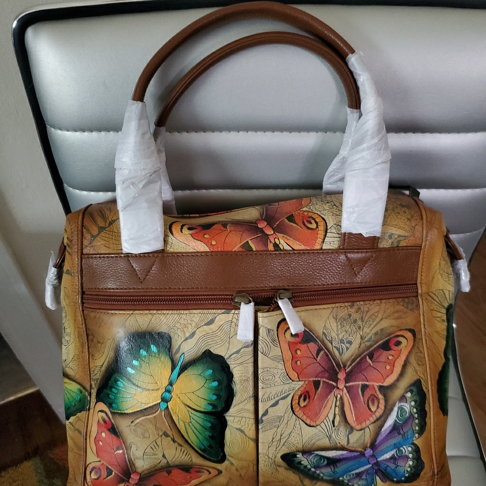 Anuschka handbag with coin purse